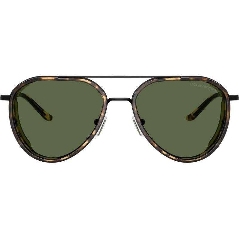 EA2163, Matte Black/Dark Green Lenses