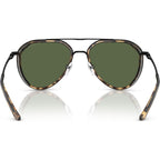 EA2163, Matte Black/Dark Green Lenses