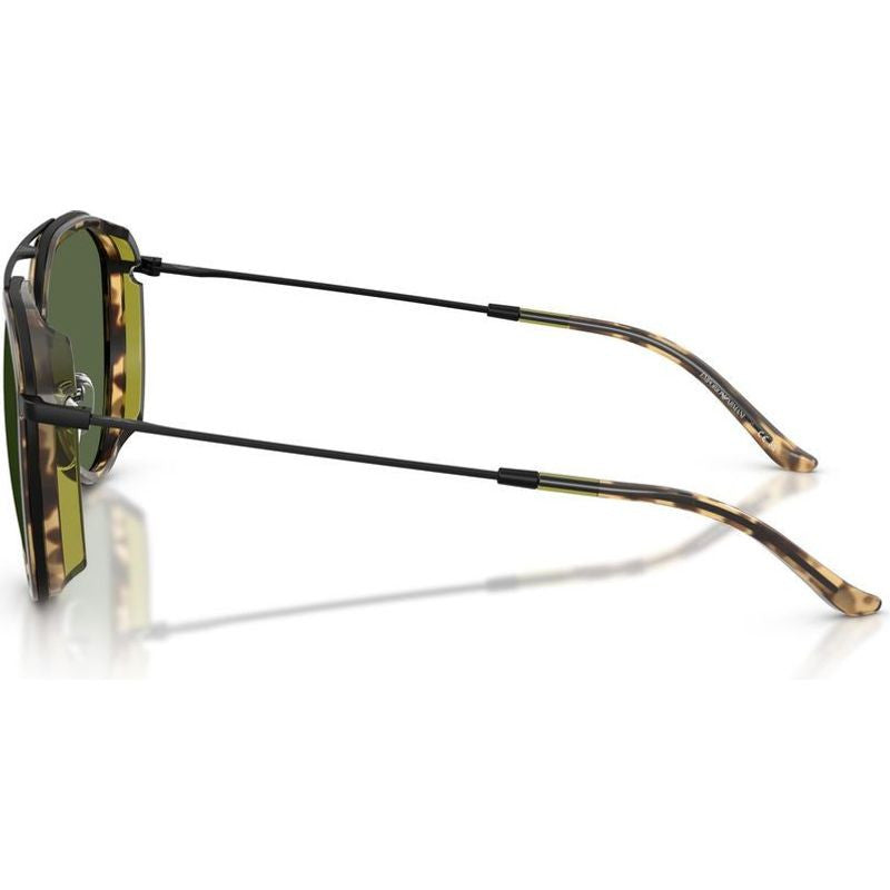 EA2163, Matte Black/Dark Green Lenses