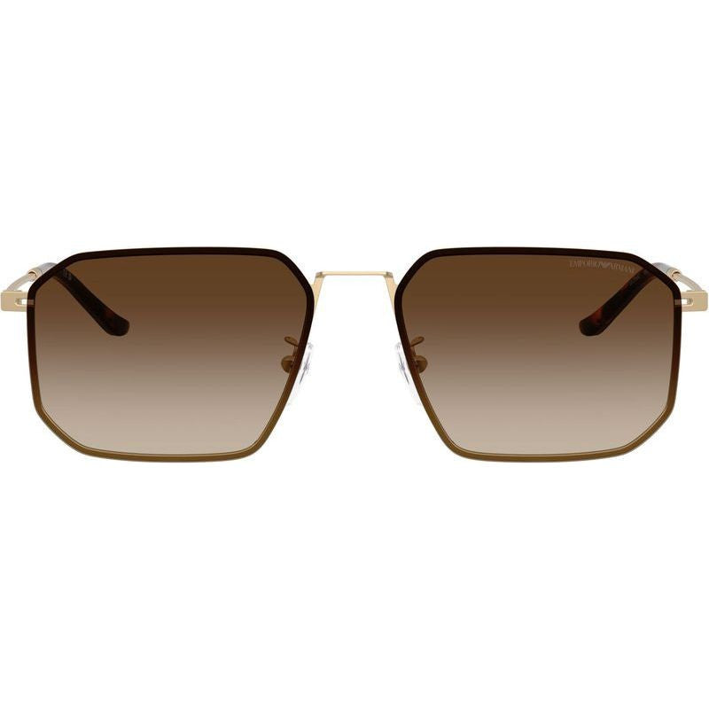 EA2165D, Matte Pale Gold/Brown Gradient Lenses