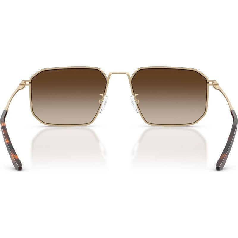EA2165D, Matte Pale Gold/Brown Gradient Lenses