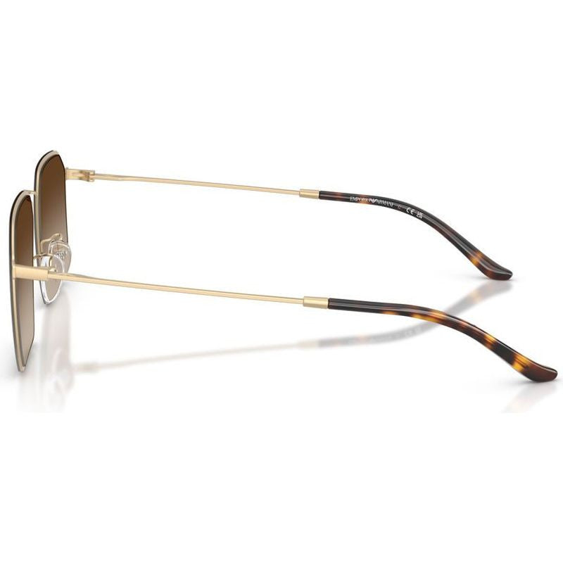 EA2165D, Matte Pale Gold/Brown Gradient Lenses