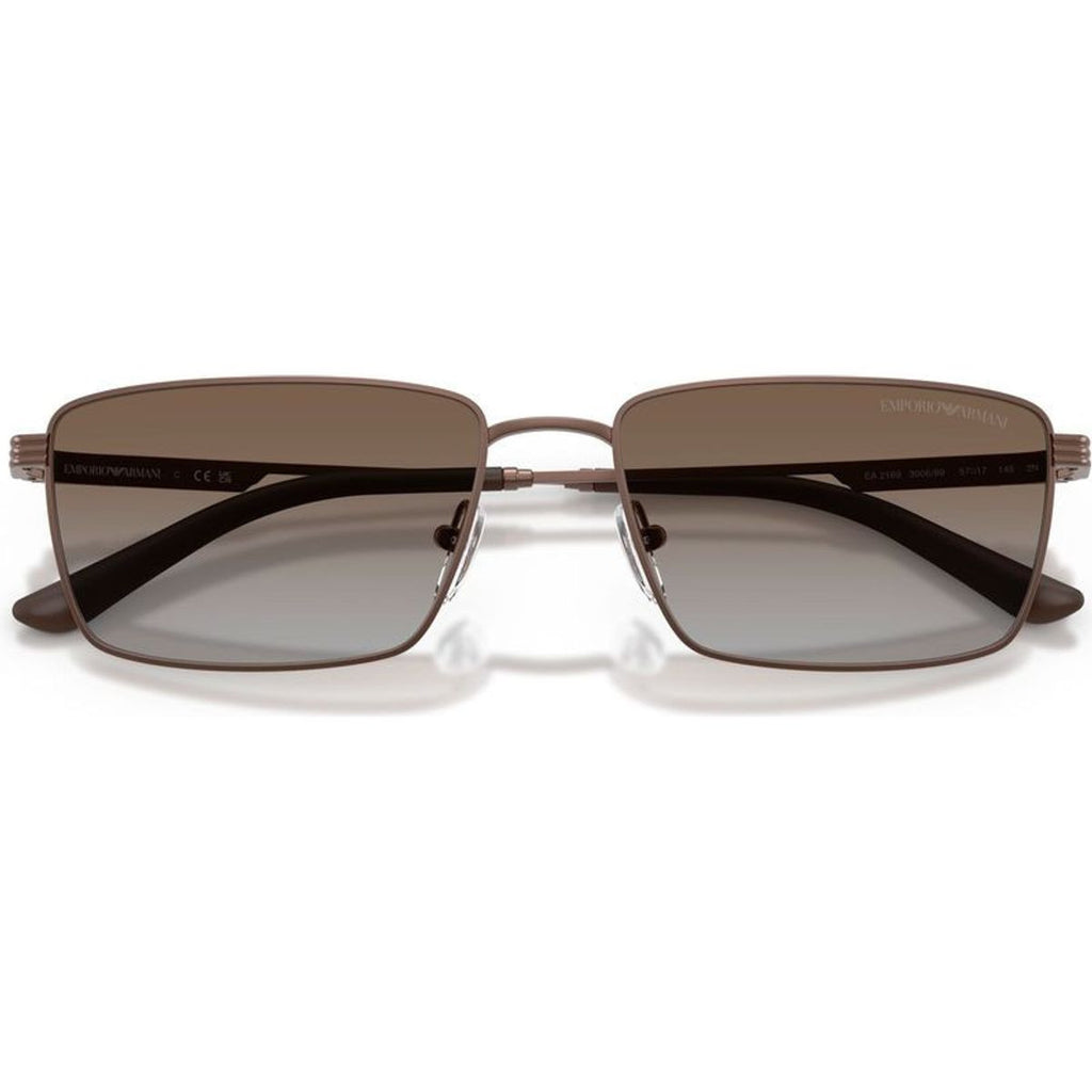 EA2169, Matte Bronze/Brown Grey Gradient Lenses