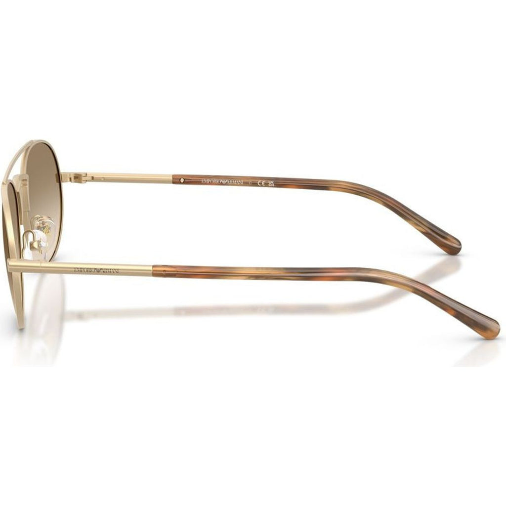 EA2171, Matte Pale Gold/Brown Yellow Gradient Lenses