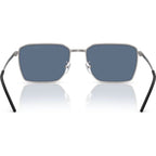 EA2172D, Matte Gunmetal/Dark Blue Lenses