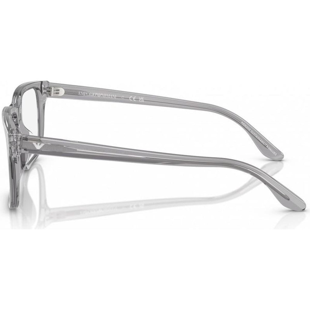 EA3250U, Shiny Transparent Grey/Clear Lenses 54 Eye Size