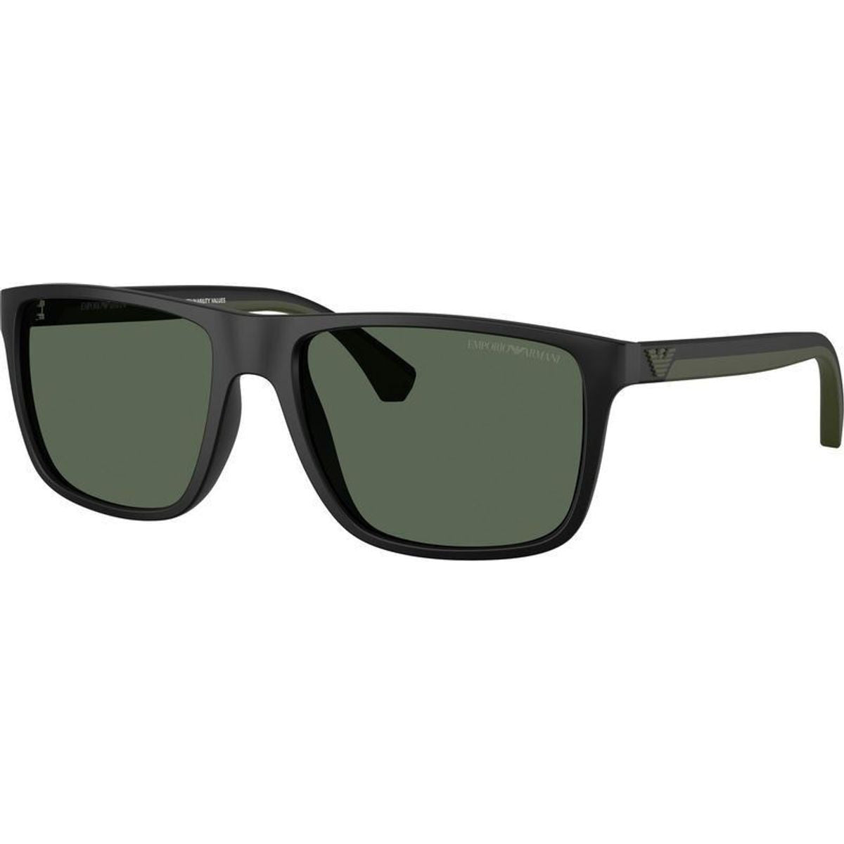 EA4033, Matte Black/Dark Green Lenses