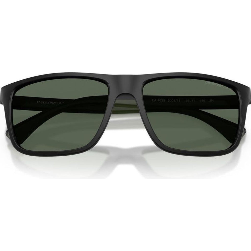 EA4033, Matte Black/Dark Green Lenses