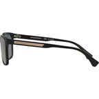 EA4047, Black Rubber/Grey Polarised Lenses