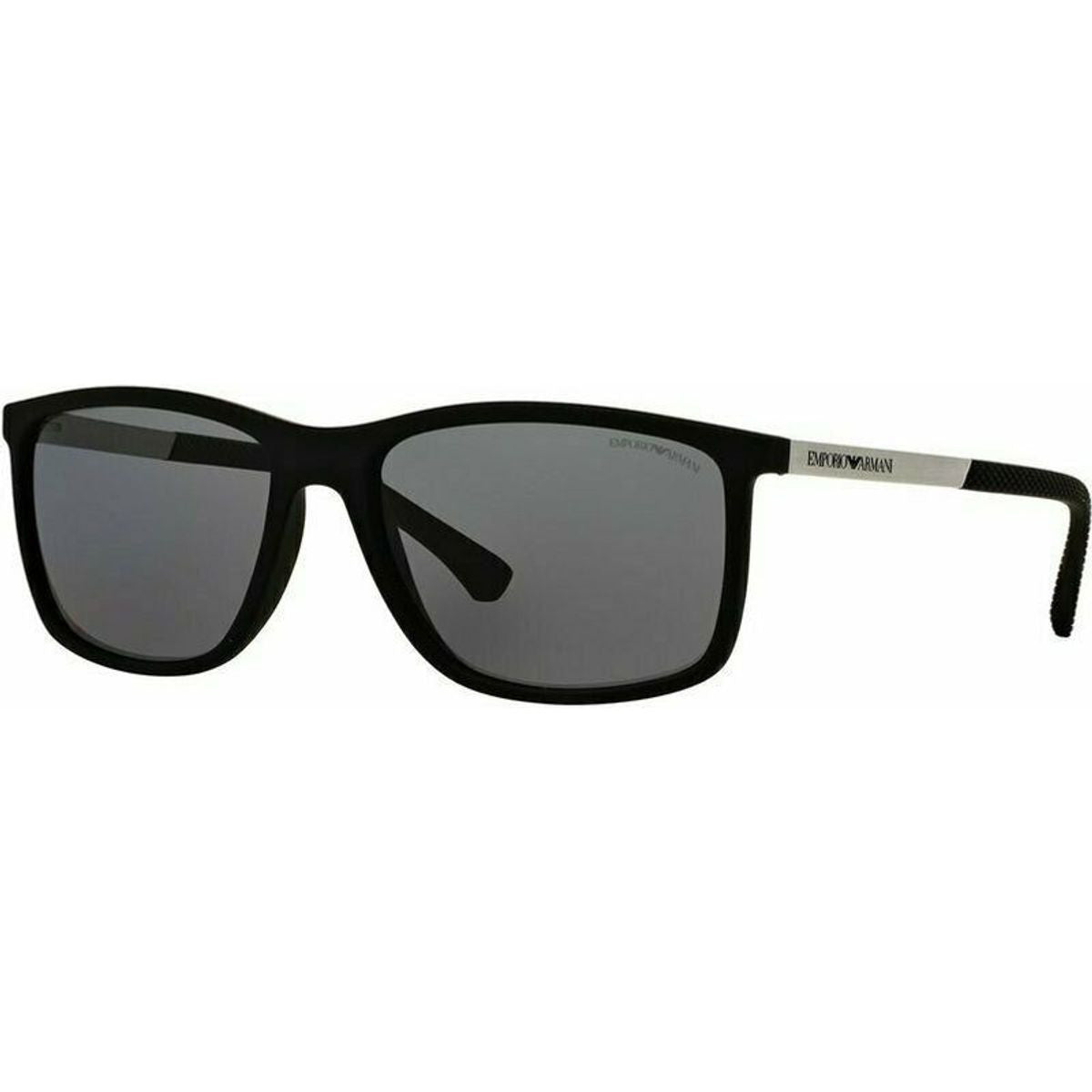 EA4058, Black Rubber/Grey Polarised Lenses