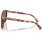 EA4060, Shiny Red Havana/Dark Brown Lenses
