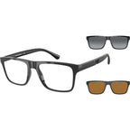 EA4115, Black/Clear plus Grey Gradient and Brown Lenses