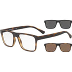 EA4115, Matte Havana/Clear plus Grey and Brown Lenses