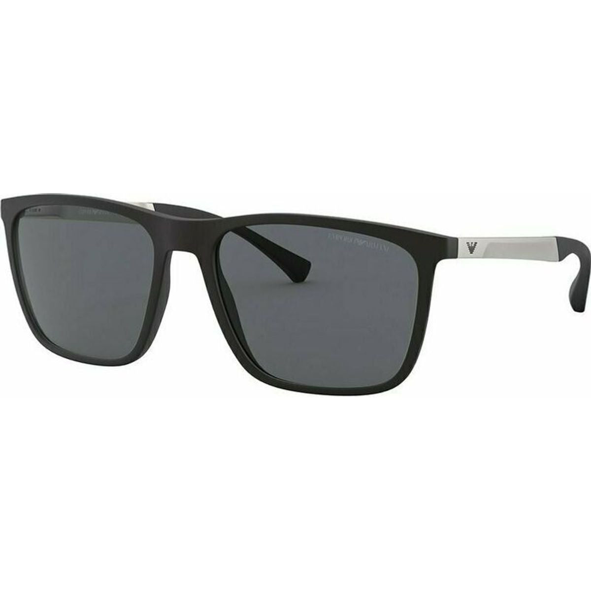 EA4150, Black Rubber/Grey Lenses