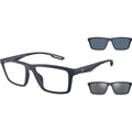EA4189U, Matte Blue/Clear plus Blue and Grey Silver Mirror Lenses