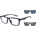 EA4189U, Matte Blue/Clear plus Blue and Grey Silver Mirror Lenses