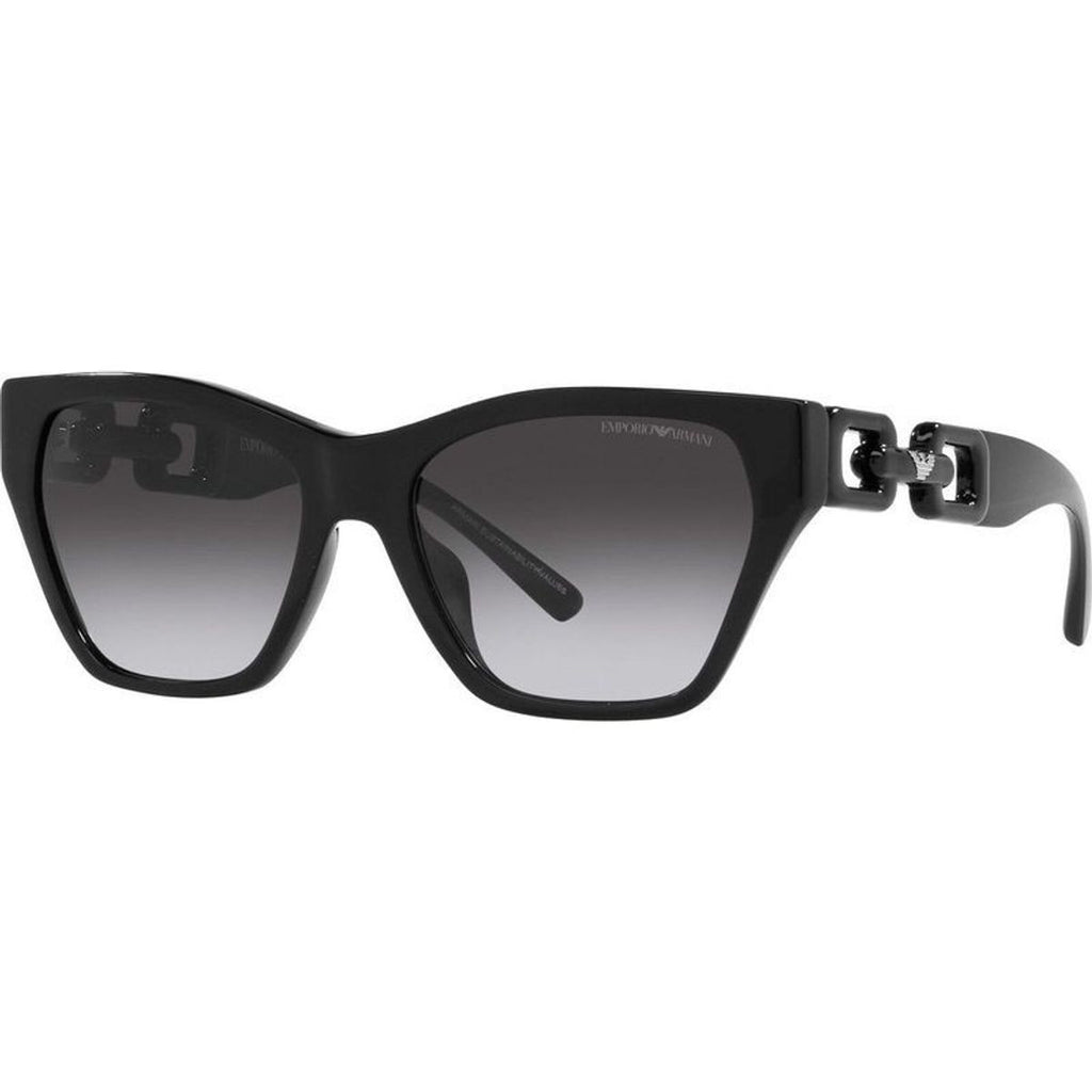 EA4203U, Shiny Black/Smoke Gradient Lenses