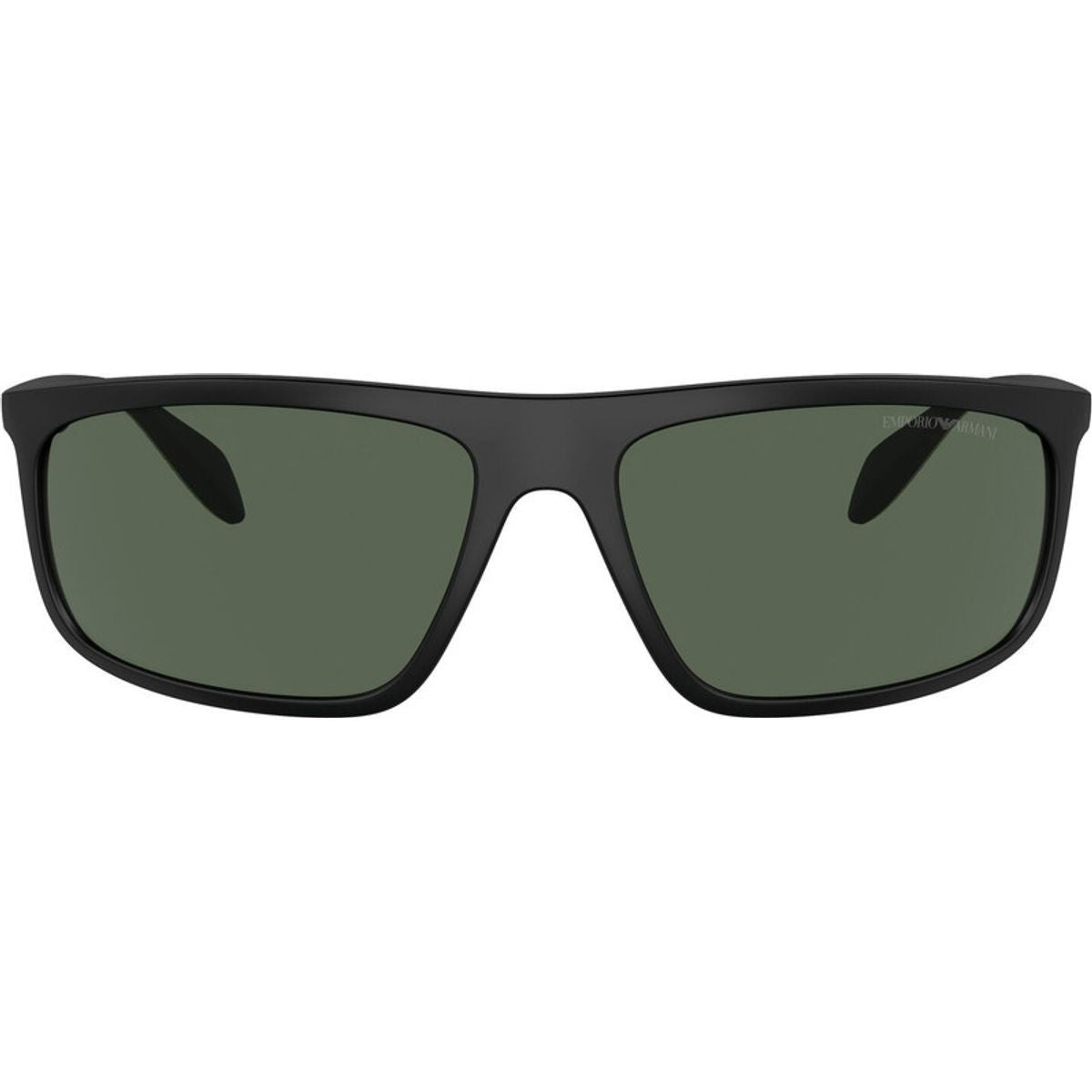 EA4212U, Matte Black and Rubber Green/Dark Green Lenses