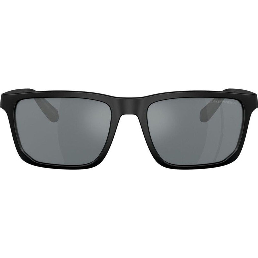 EA4219, Matte Black/Grey Mirror Black Lenses