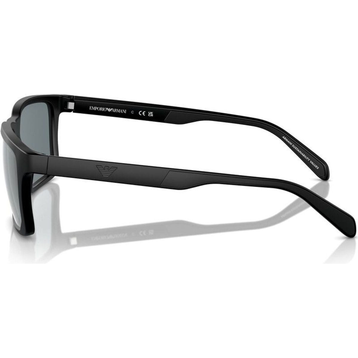 EA4219, Matte Black/Grey Mirror Black Lenses