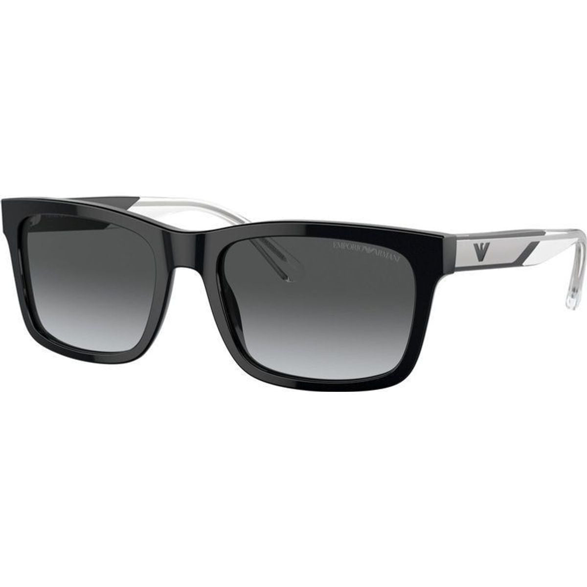 EA4224, Shiny Black/Dark Grey Gradient Polarised Lenses