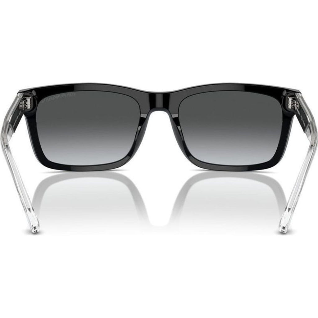 EA4224, Shiny Black/Dark Grey Gradient Polarised Lenses