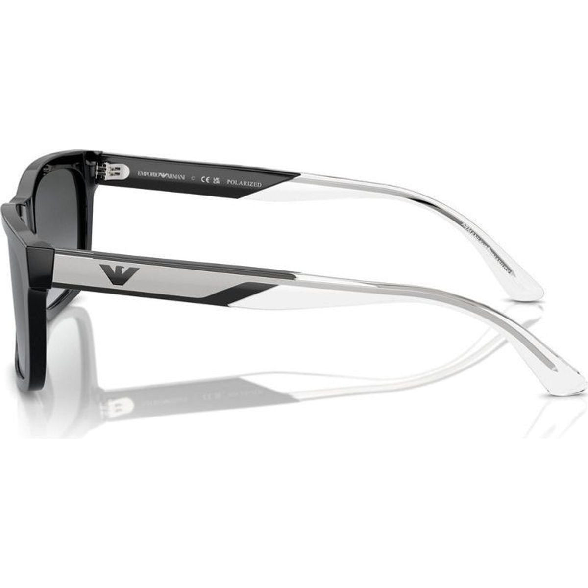 EA4224, Shiny Black/Dark Grey Gradient Polarised Lenses