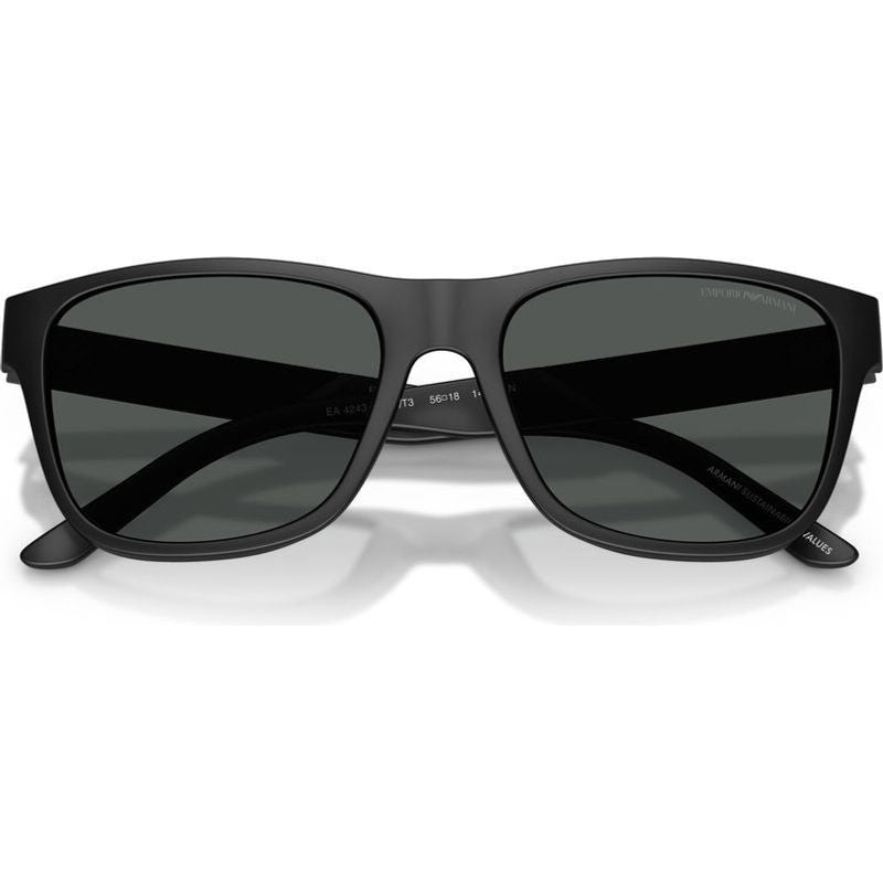 EA4243, Matte Black/Dark Grey Lenses