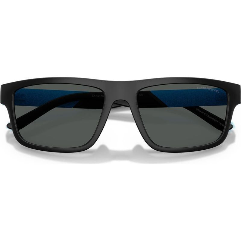 EA4244U, Matte Black/Dark Grey Lenses