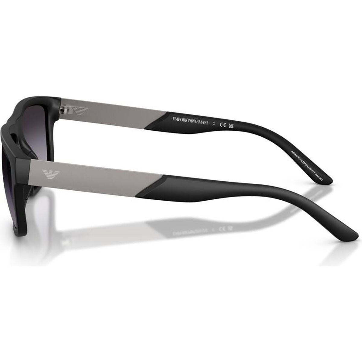 EA4244U, Matte Black/Grey Gradient Lenses