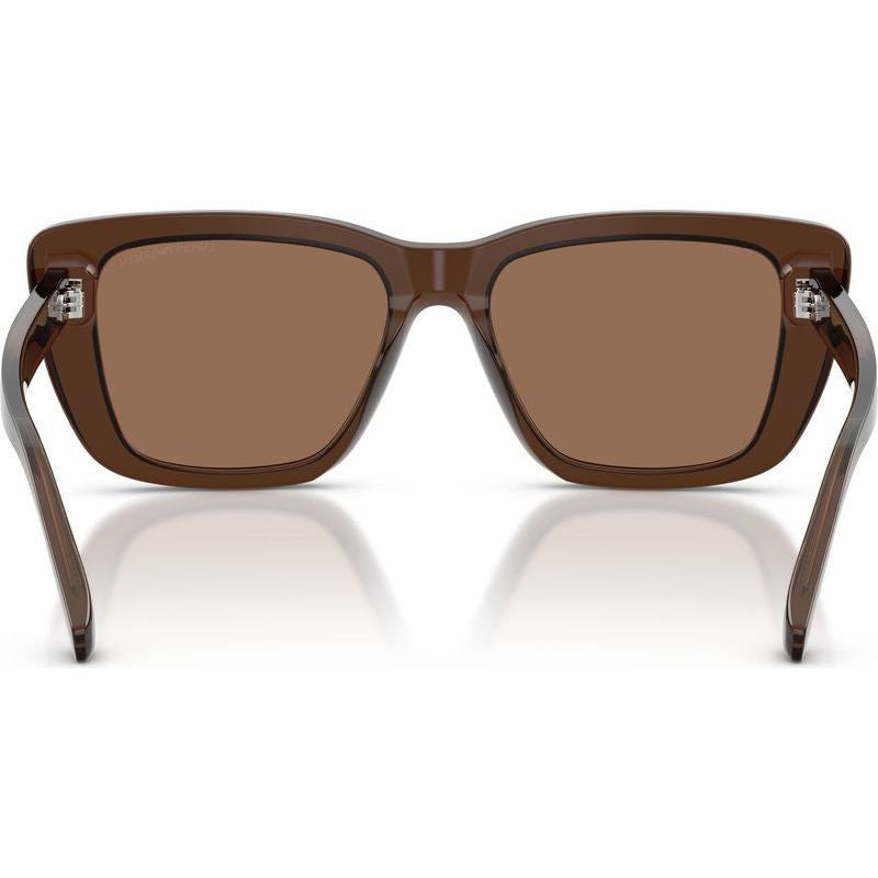 EA4246U, Shiny Transparent Brown/Brown Lenses