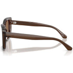 EA4246U, Shiny Transparent Brown/Brown Lenses