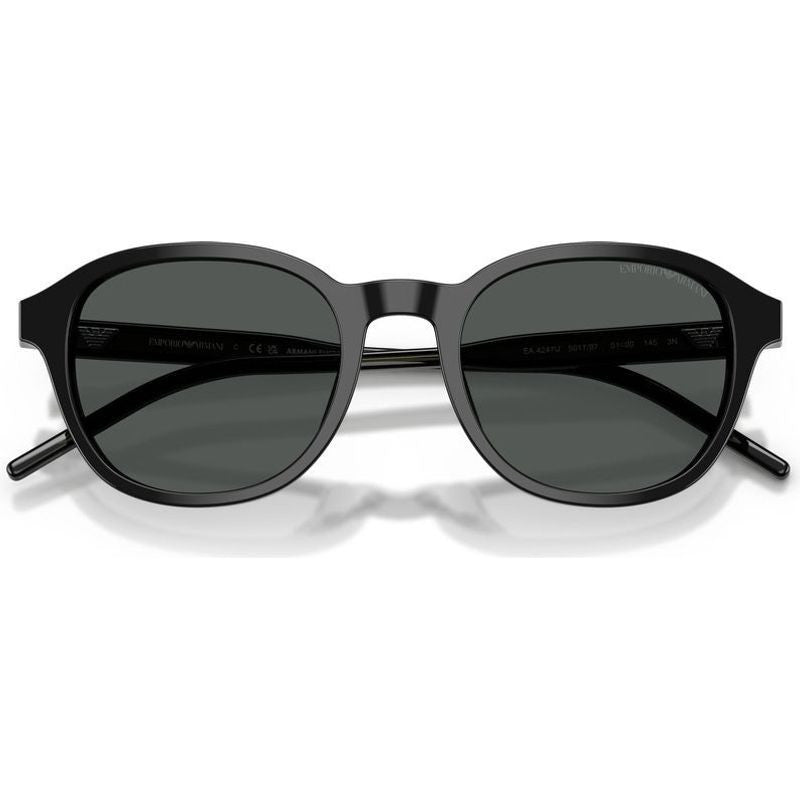 EA4247U, Shiny Black/Dark Grey Lenses