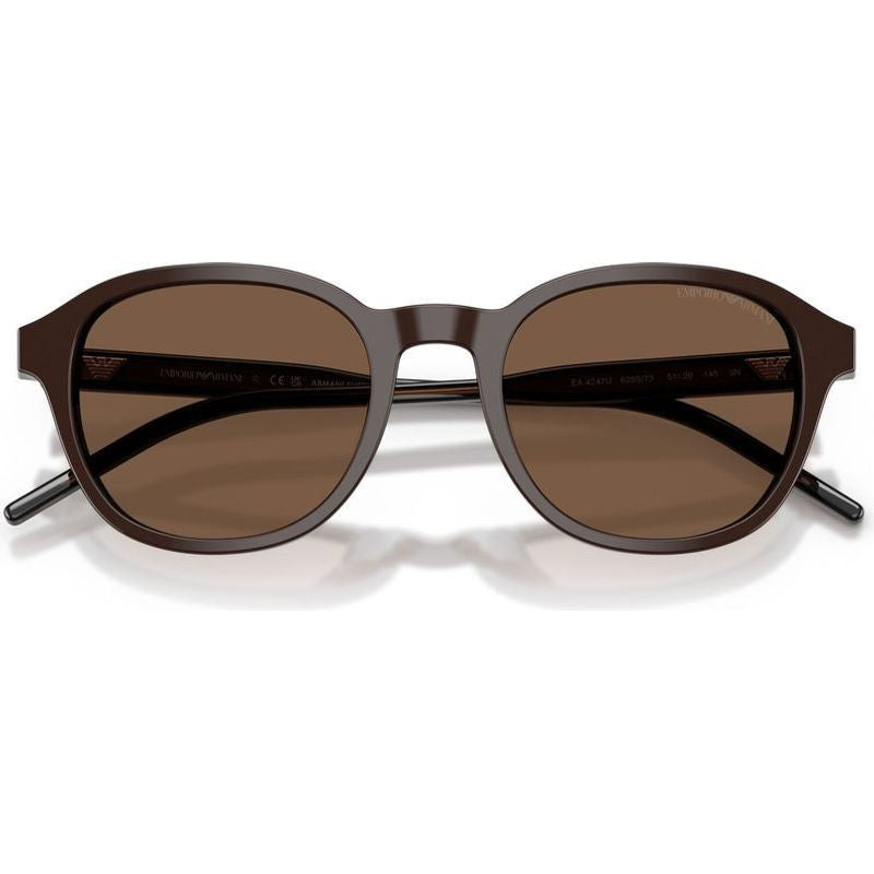 EA4247U, Shiny Brown/Brown Lenses