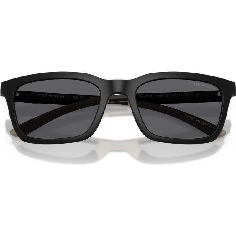 EA4249U, Matte Black/Grey Polarised Lenses