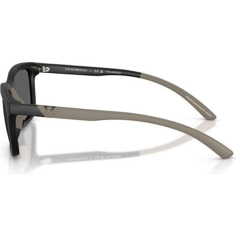 EA4249U, Matte Black/Grey Polarised Lenses