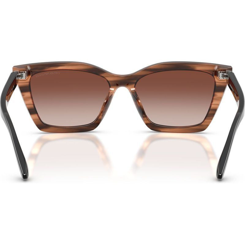 EA4250U, Shiny Striped Brown/Brown Gradient Lenses