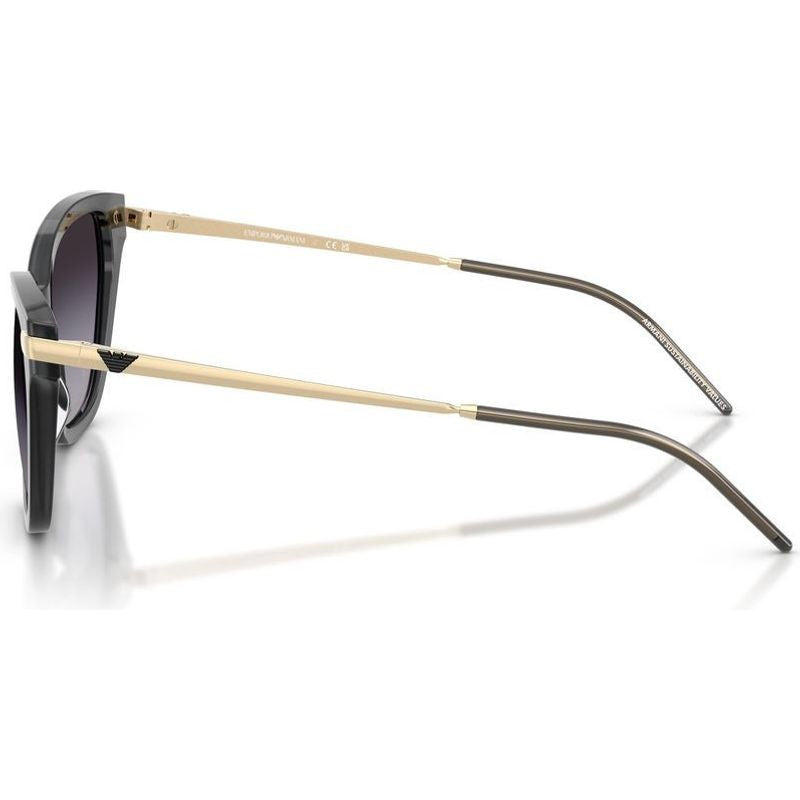 EA4251, Shiny Opal Black/Grey Gradient Lenses