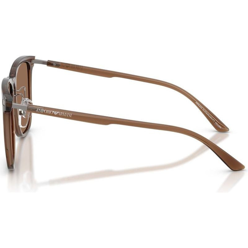 EA4255D, Shiny Transparent Brown/Dark Brown Lenses