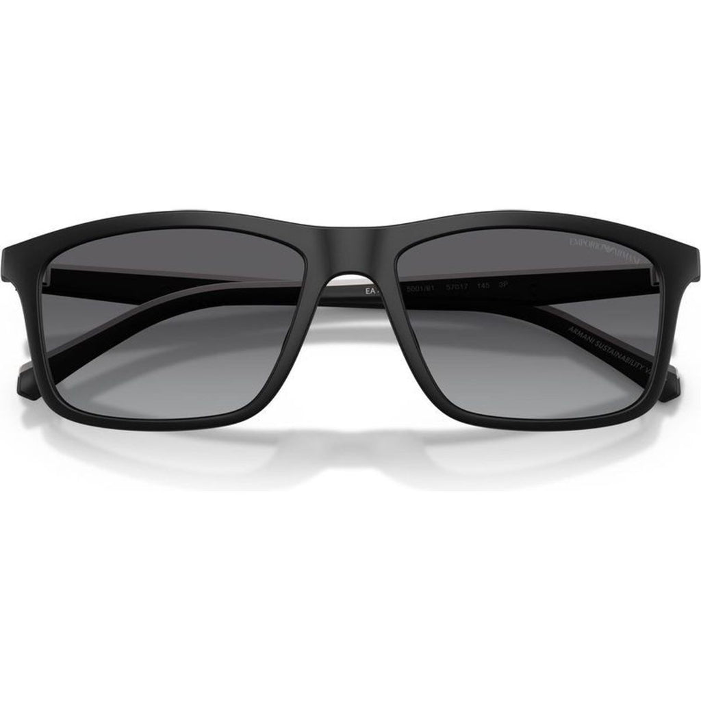 EA4257U, Matte Black/Grey Gradient Polarised Lenses
