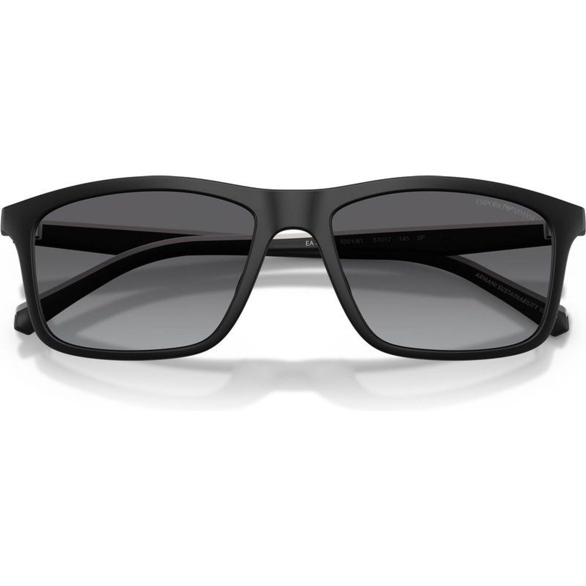 EA4257U, Matte Black/Grey Gradient Polarised Lenses