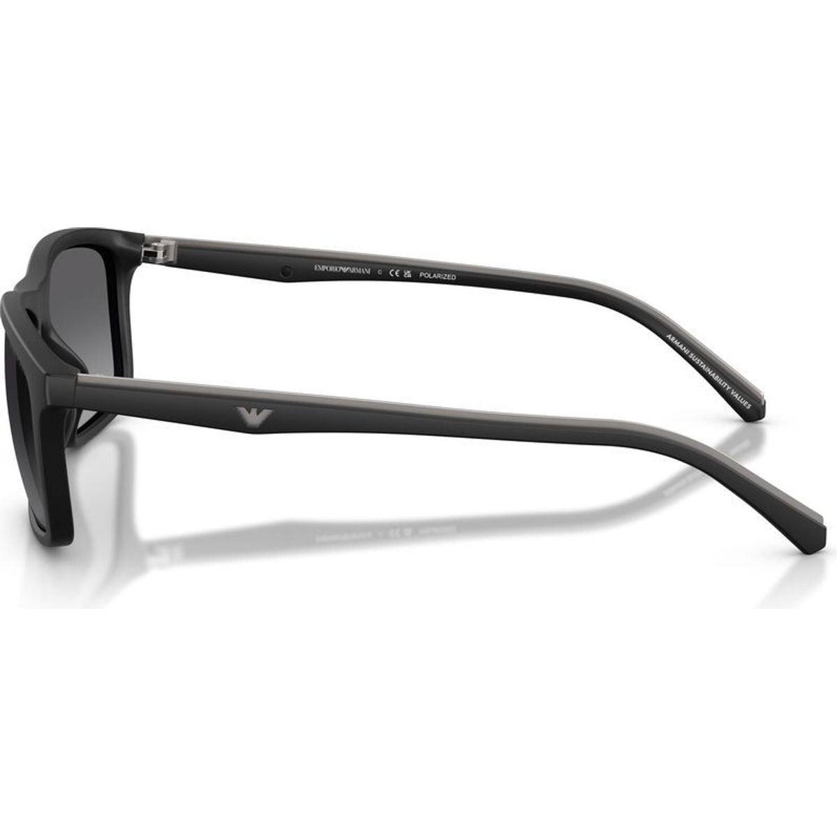 EA4257U, Matte Black/Grey Gradient Polarised Lenses