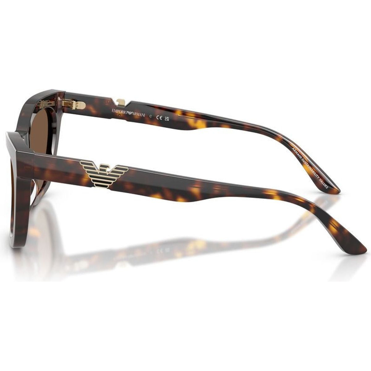EA4259U, Shiny Havana/Brown Lenses