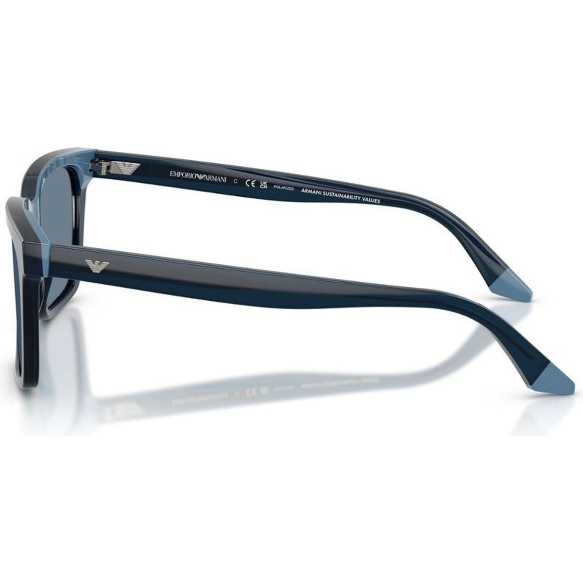 EA4260, Opaline Blue/Blue Polarised Lenses