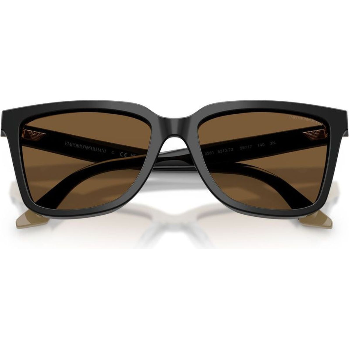EA4261, Black and Beige/Brown Lenses