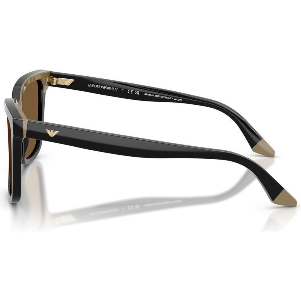 EA4261, Black and Beige/Brown Lenses