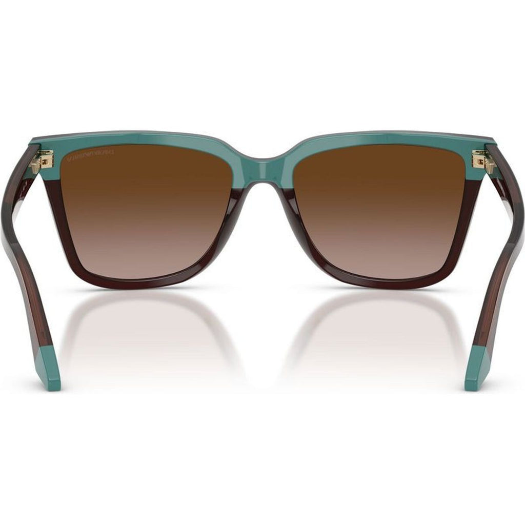 EA4261, Transparent Brown and Teal/Brown Gradient Lenses