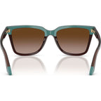 EA4261, Transparent Brown and Teal/Brown Gradient Lenses