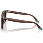 EA4261, Transparent Brown and Teal/Brown Gradient Lenses