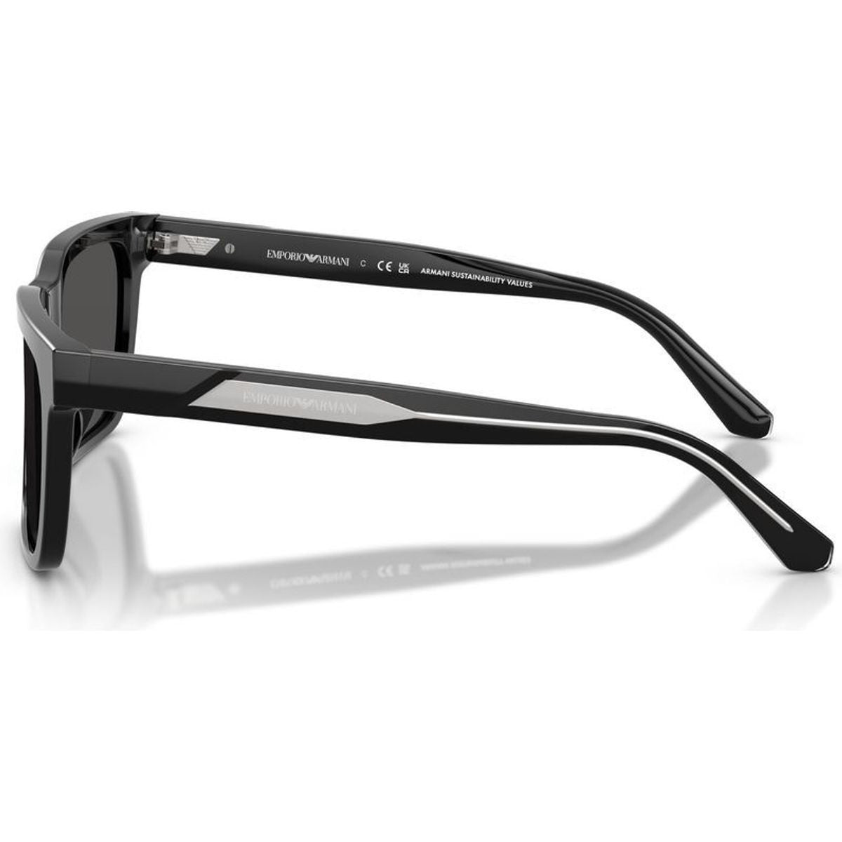 EA4262U, Shiny Black/Dark Grey Lenses